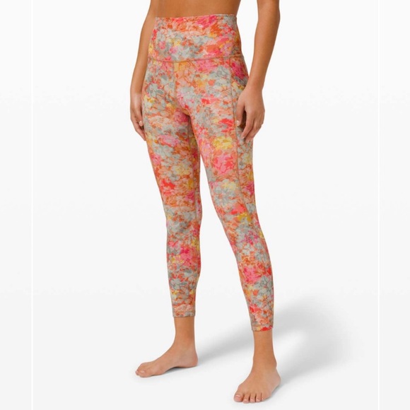 Lululemon Align High Rise Pants Leggings with Pockets Inflorescence Multi - Picture 1 of 12